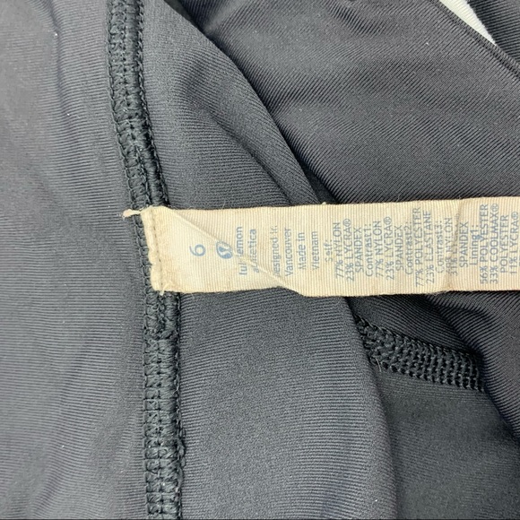 Lululemon Black Running Tights leggings SZ 6 - Picture 7 of 8